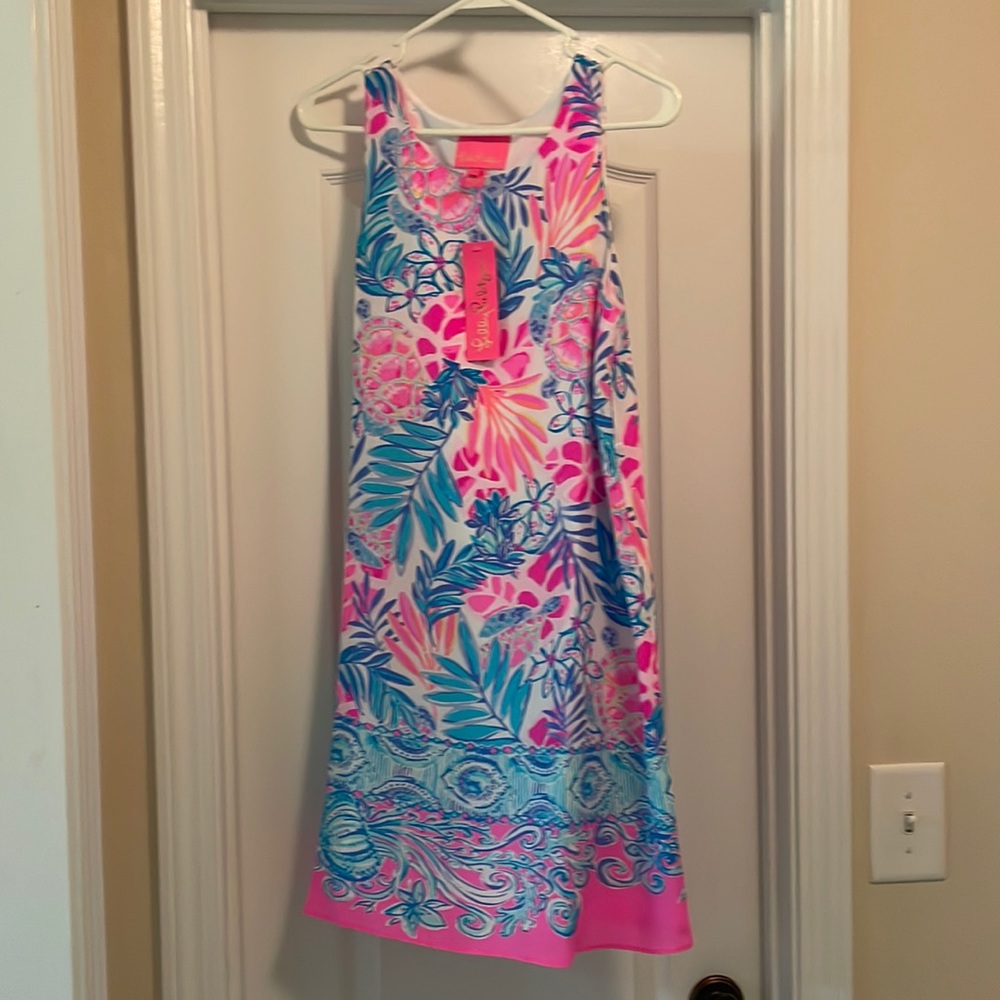 NWT Jackie silk shift dress